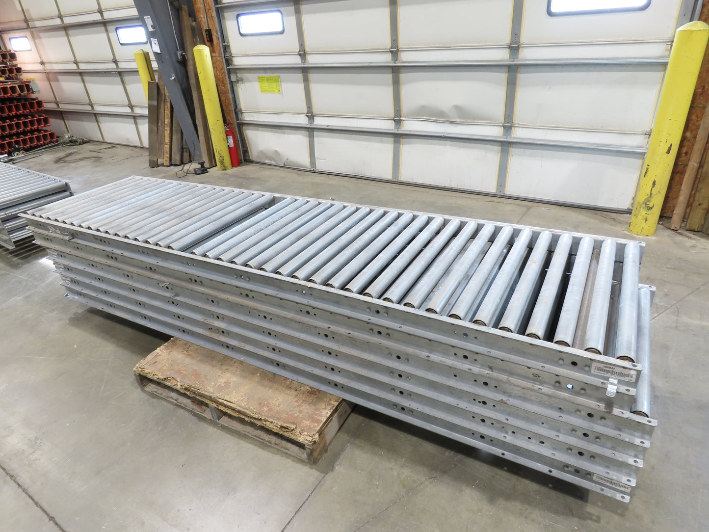 30"x 10' Gravity Roller Conveyor 1.9" Roller 28"BF 6-Sections 60'