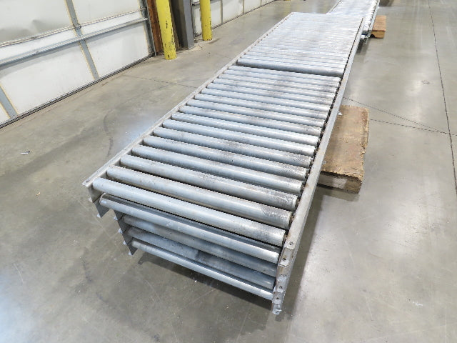 30"x 10' Gravity Roller Conveyor 1.9" Roller 28"BF 6-Sections 60'