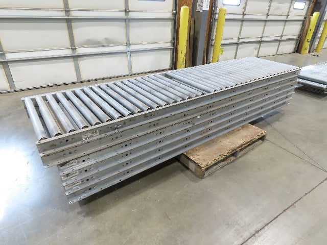 30"x 10' Gravity Roller Conveyor 1.9" Roller 28"BF 6-Sections 60'
