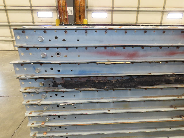 Buschman 18"x 10' Gravity Roller Conveyor 1-3/8"Roller 16"BF 7-Sections 70'