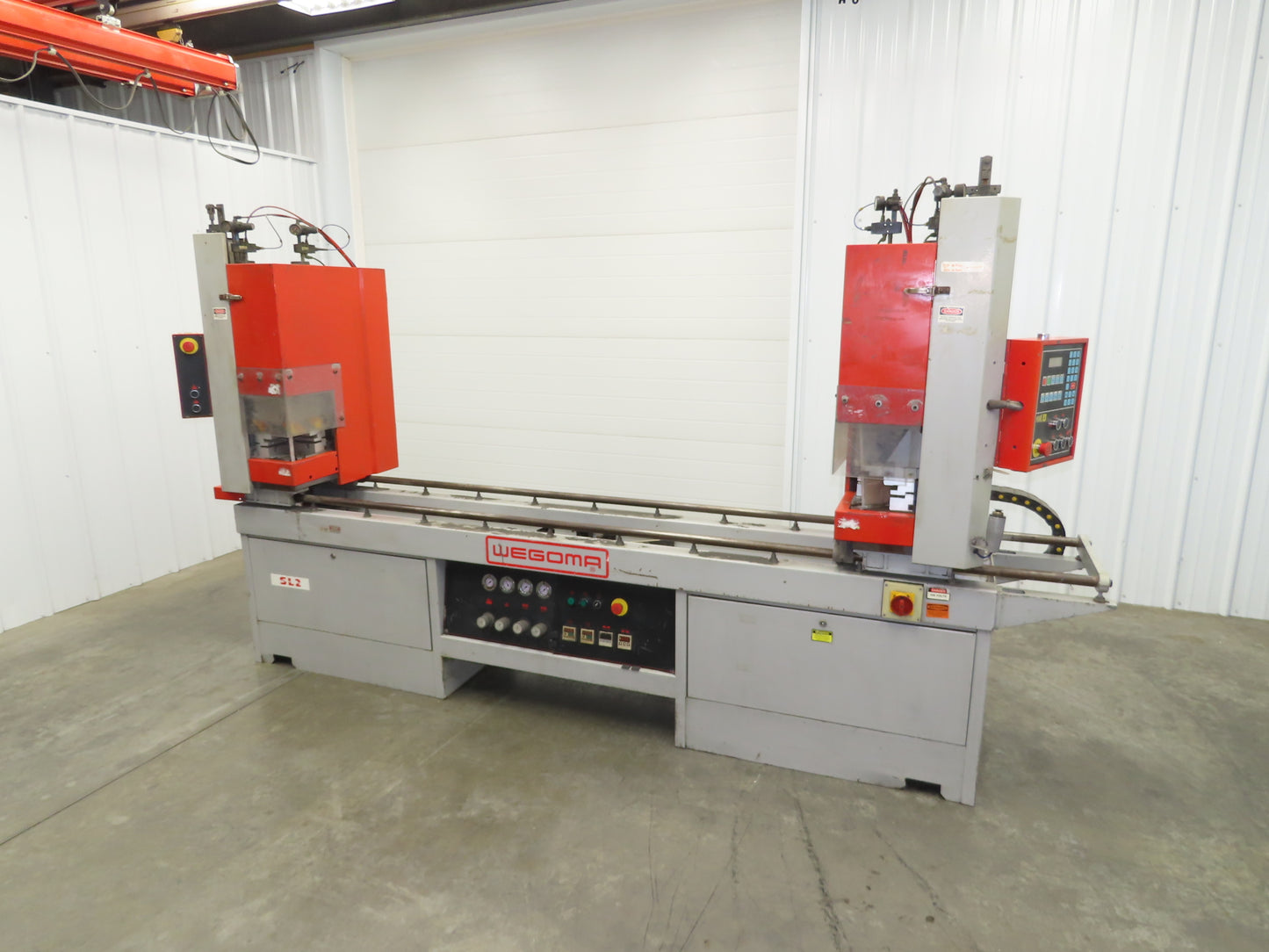 Wegoma SL2 Dual Head Plastic Welding Machine Sash Window Welder 90° 480V 3Ph