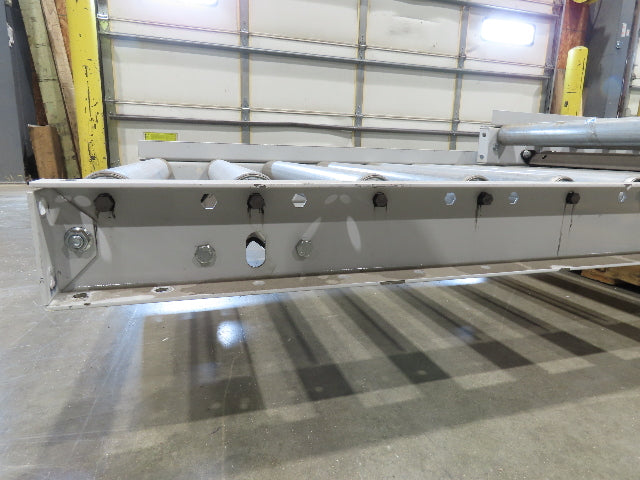Hytrol 24"x 14' Gravity Roller Conveyor 1.9" Roller 21"BF 2-Sections 9' + 5'