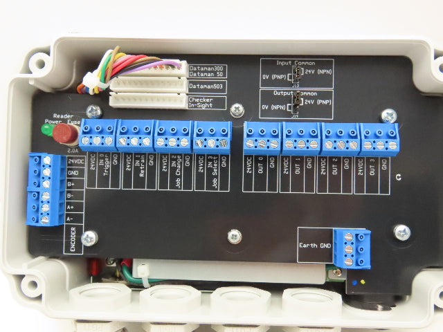 Cognex DMA-CCM-1 DataMan Single Reader I/O Module 24VDC Power Supply Lot of 2