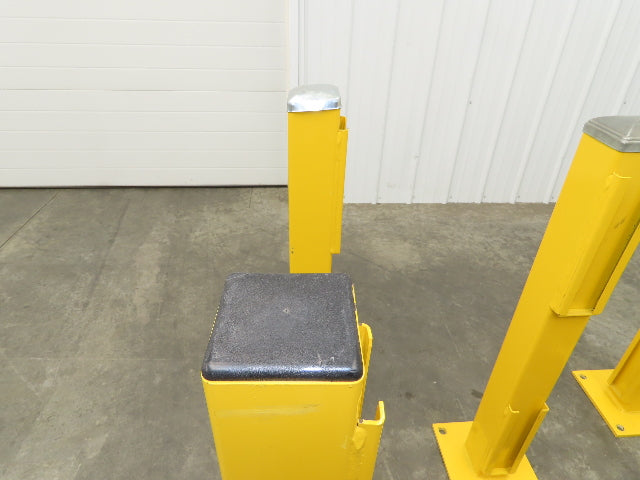 Safe ty 4RPE-42-DBL Stand Guardrail Post Double Rail End Post 4x4x42" Lot of 5