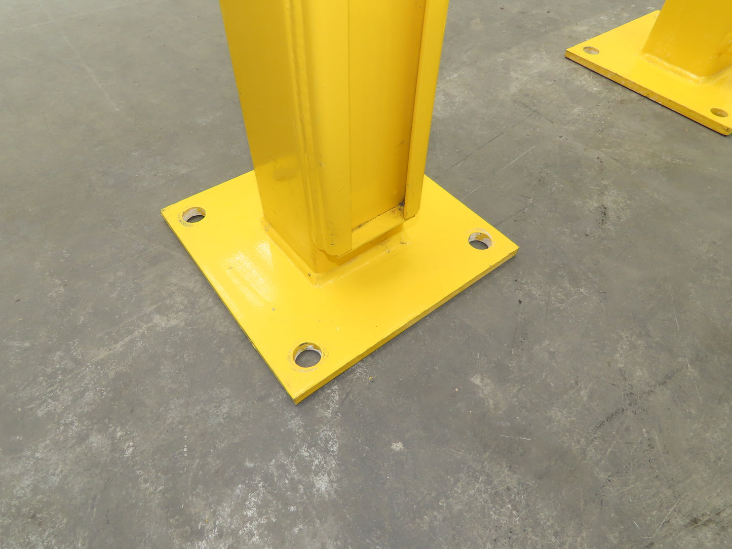 Safe ty 4RPE-42-DBL Stand Guardrail Post Double Rail End Post 4x4x42" Lot of 5