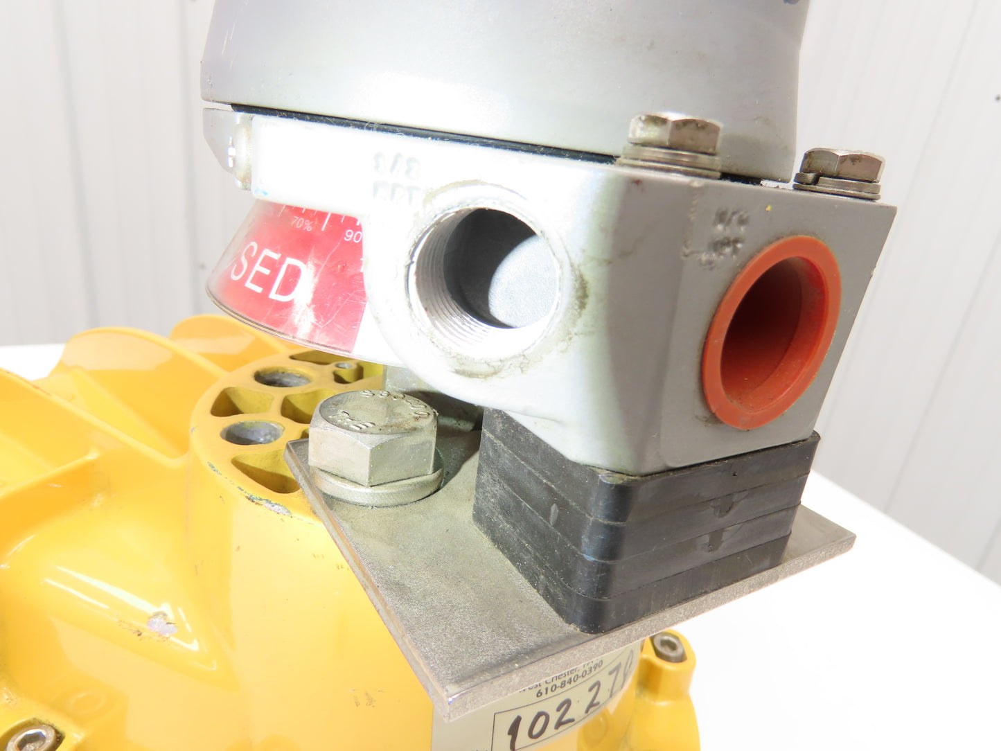 Kinetrol GU99NU Pneumatic Valve Actuator Quarter Turn 1-1/8" Square Shaft 100psi
