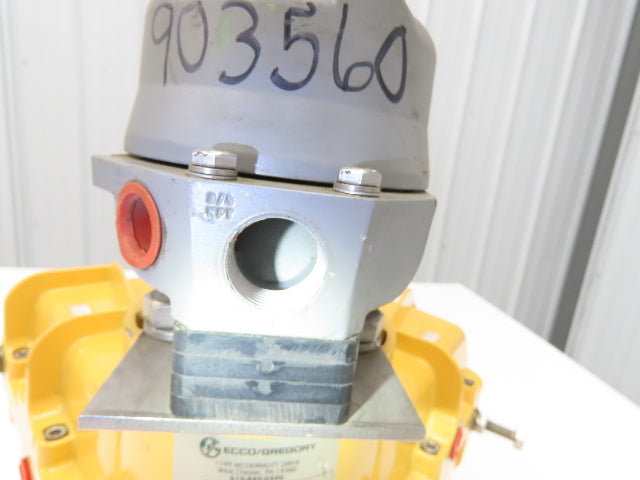 Kinetrol GU99NU Pneumatic Valve Actuator Quarter Turn 1-1/8" Square Shaft 100psi