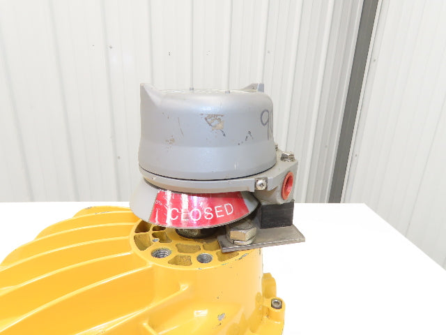 Kinetrol GU99NU Pneumatic Valve Actuator Quarter Turn 1-1/8" Square Shaft 100psi