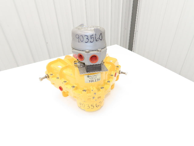 Kinetrol GU99NU Pneumatic Valve Actuator Quarter Turn 1-1/8" Square Shaft 100psi