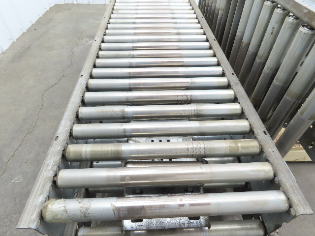 Automotion 24"x 17' 4" Gravity Roller Conveyor 1.9" Roller 21.5"BF 3-Sections