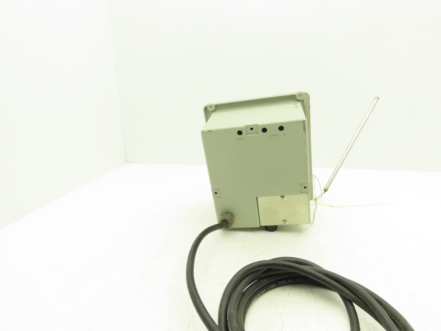 United Electric UE 650 UE 800 Indicating Temperature Chart Recorder with Probe