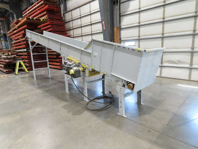 Hytrol HSS 31"x 20' Incline Belt Conveyor 3Hp 3PH Center Drive 120fpm 76-88"H
