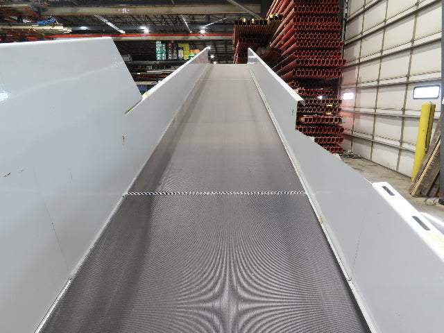 Hytrol HSS 31"x 20' Incline Belt Conveyor 3Hp 3PH Center Drive 120fpm 76-88"H