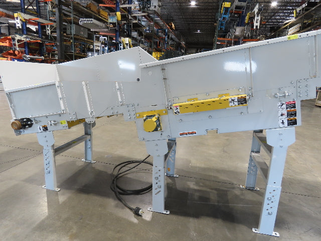 Hytrol HSS 31"x 20' Incline Belt Conveyor 3Hp 3PH Center Drive 120fpm 76-88"H