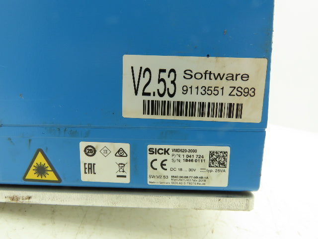 Sick VMD520-2000 Volume Measurement Device for Track and Trace System VMS520