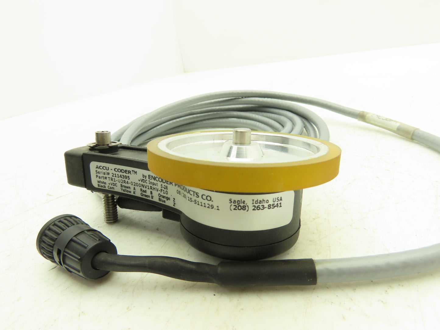Encoder Products TR1-U2R4-0200NV1RHV-F10 Accu-Coder Encoder 8" Lead