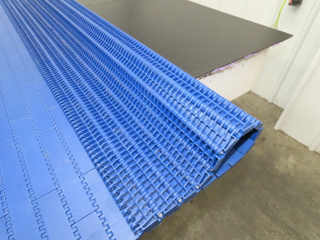 Intralox Series 1600 MatTop Flat Top Plastic Conveyor Belt 59-3/4"W x 77"L Blue