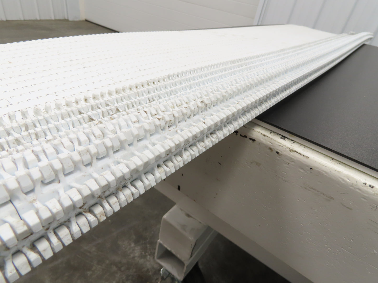 Intralox Series 1000 MatTop Flat Top Plastic Conveyor Belt 71-3/4"W x 54"L White