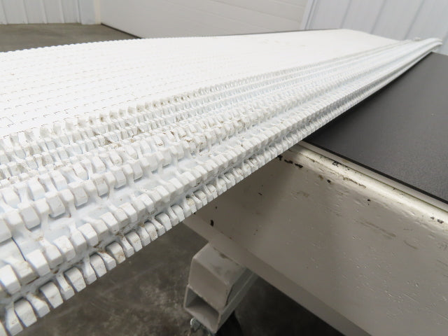 Intralox Series 1000 MatTop Flat Top Plastic Conveyor Belt 71-3/4"W x 54"L White