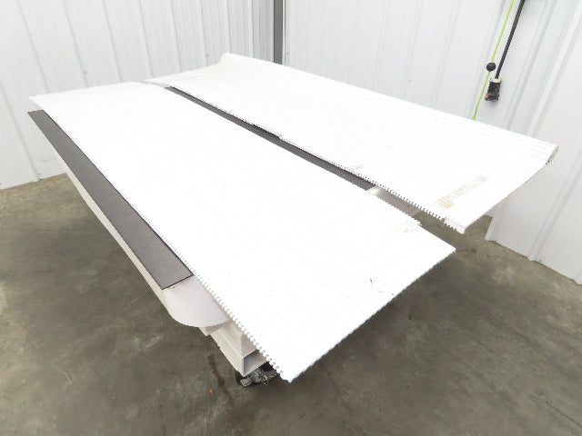 Intralox Series 1000 MatTop Flat Top Plastic Conveyor Belt 71-3/4"W x 54"L White