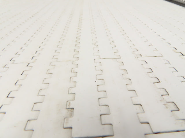 Intralox Series 1000 MatTop Flat Top Plastic Conveyor Belt 71-3/4"W x 54"L White