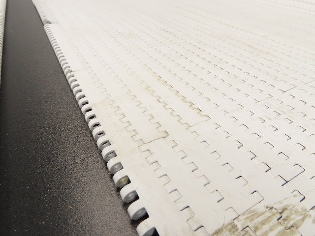 Intralox Series 1000 MatTop Flat Top Plastic Conveyor Belt 71-3/4"W x 54"L White