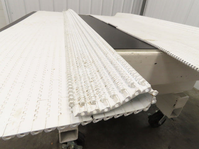 Intralox Series 1000 MatTop Flat Top Plastic Conveyor Belt 71-3/4"W x 54"L White
