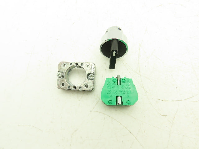 Idec GCX1300 Single Hole Pushbutton Box with 2-Position Switch/NO Contact Block