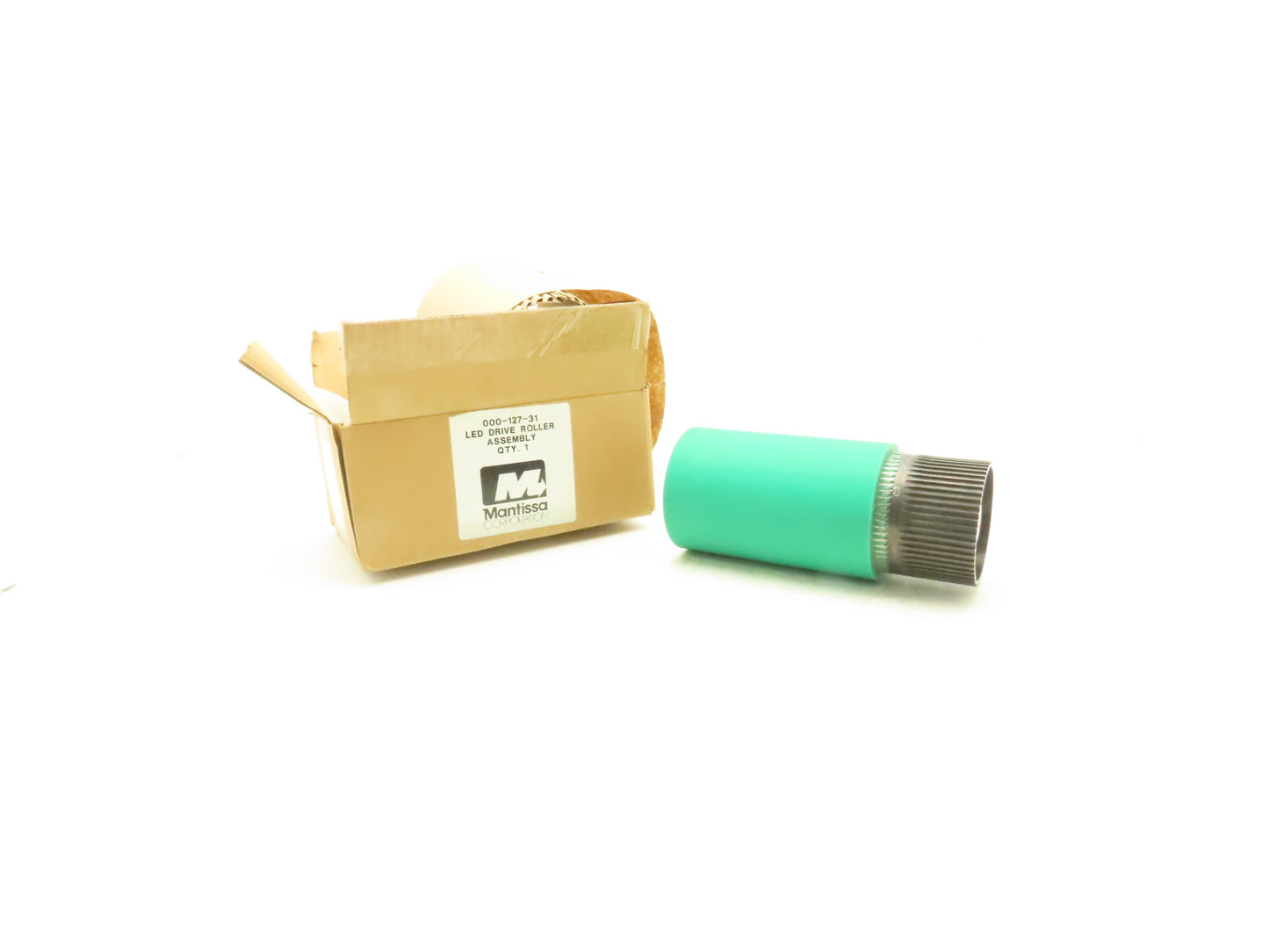 Mantissa 000-127-31 4" Drive Roller Pulley for Belt Conveyor Green Poly
