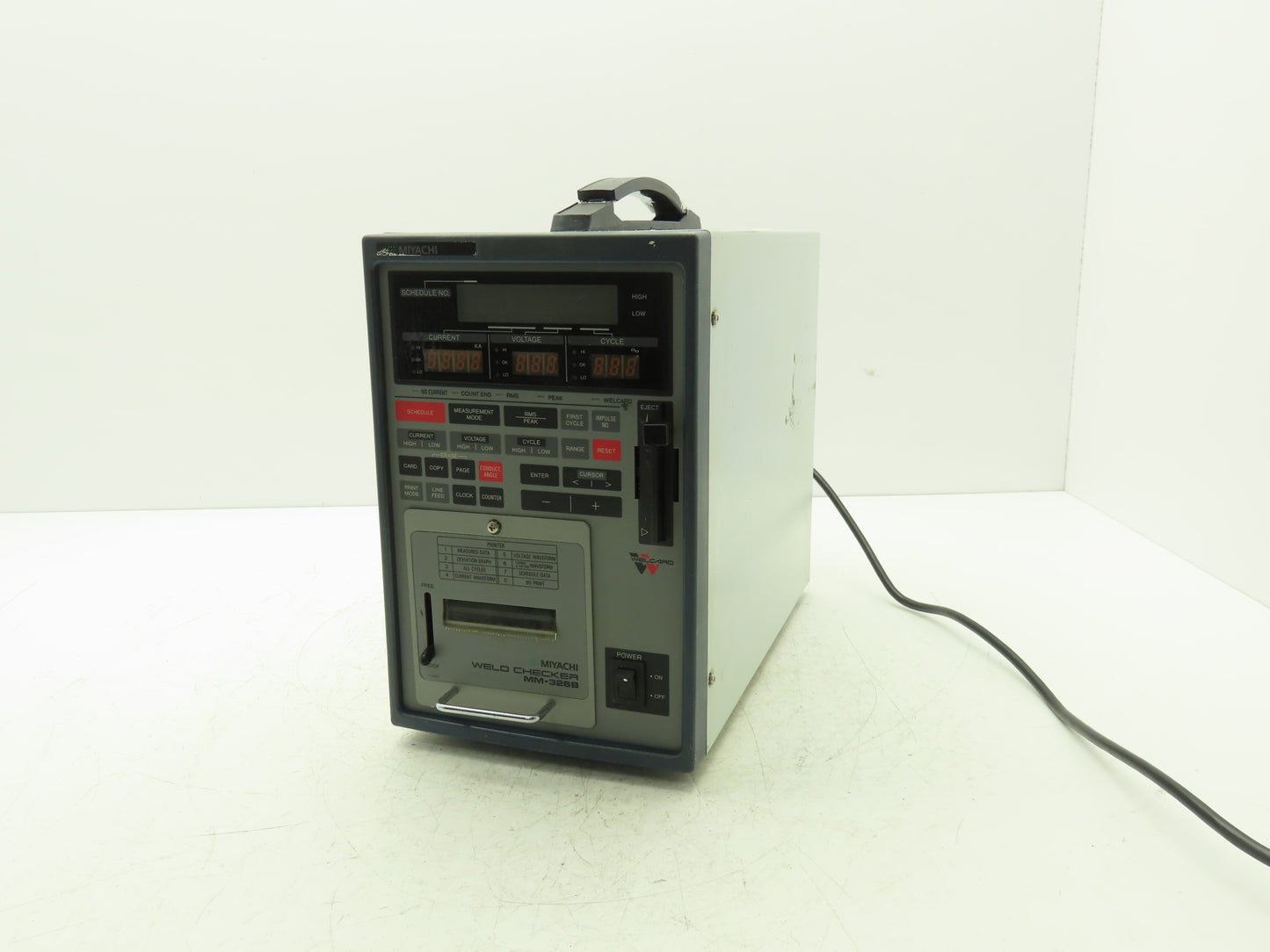 Miyachi MM-326B-06-03 Welding Power Supply Weld Monitor Checker & Welcard