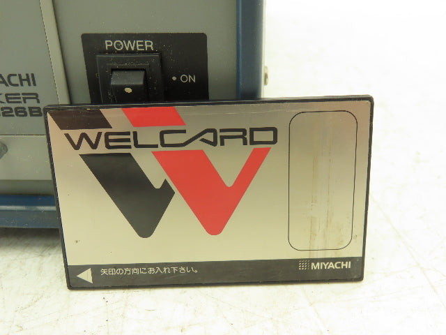Miyachi MM-326B-06-03 Welding Power Supply Weld Monitor Checker & Welcard