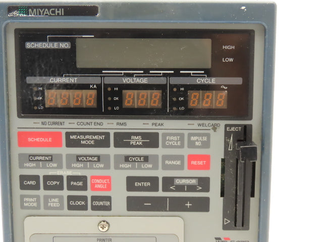 Miyachi MM-326B-06-03 Welding Power Supply Weld Monitor Checker & Welcard