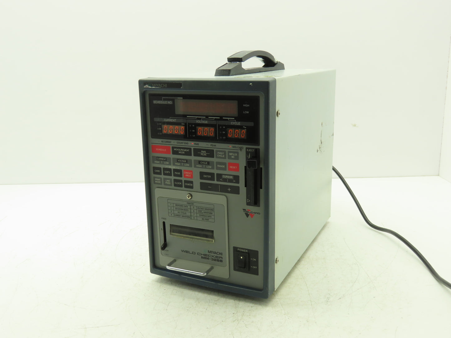 Miyachi MM-326B-06-03 Welding Power Supply Weld Monitor Checker & Welcard