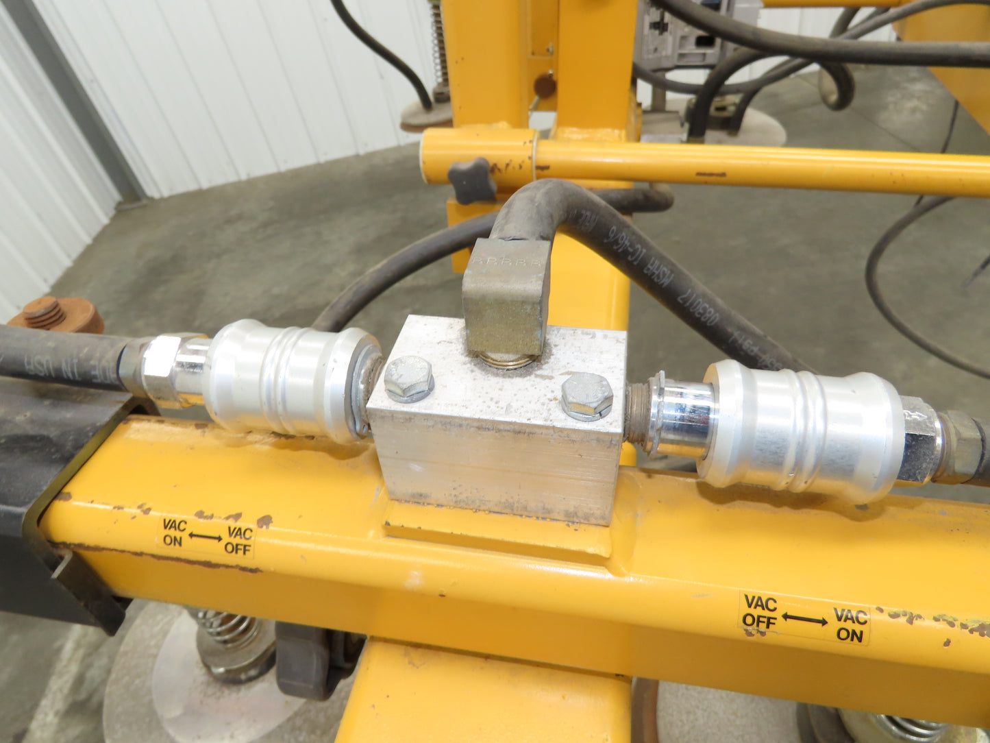 Caldwell Model U QUAD Vacuum Lifter Upender 4x8' Material Handling 120V 440lbs