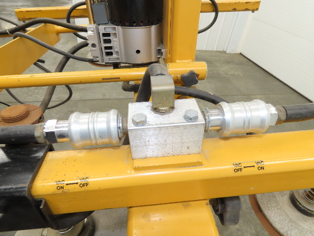 Caldwell Model U QUAD Vacuum Lifter Upender 4x8' Material Handling 120V 440lbs