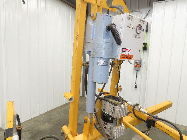 Caldwell Model U QUAD Vacuum Lifter Upender 4x8' Material Handling 120V 440lbs