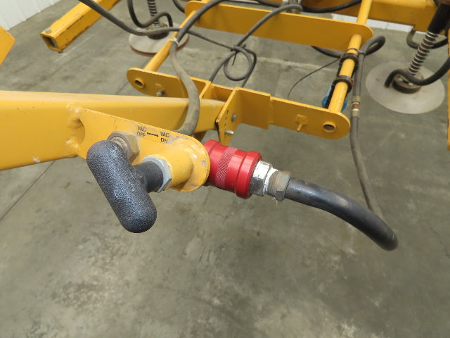Caldwell Model U QUAD Vacuum Lifter Upender 4x8' Material Handling 120V 440lbs