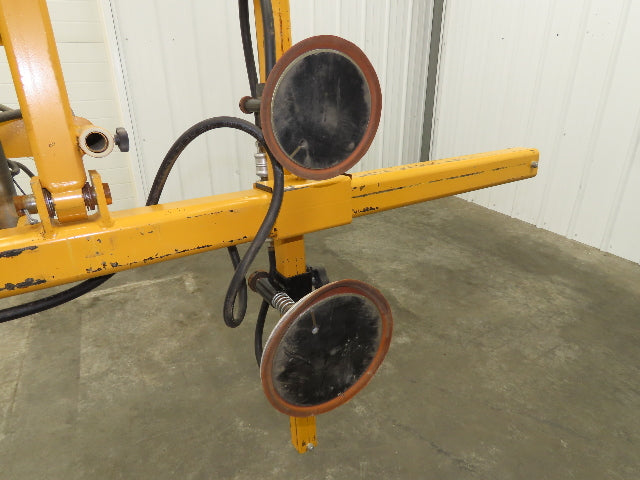 Caldwell Model U QUAD Vacuum Lifter Upender 4x8' Material Handling 120V 440lbs