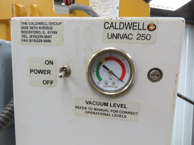 Caldwell Model U QUAD Vacuum Lifter Upender 4x8' Material Handling 120V 440lbs
