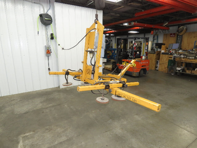 Caldwell Model U QUAD Vacuum Lifter Upender 4x8' Material Handling 120V 440lbs