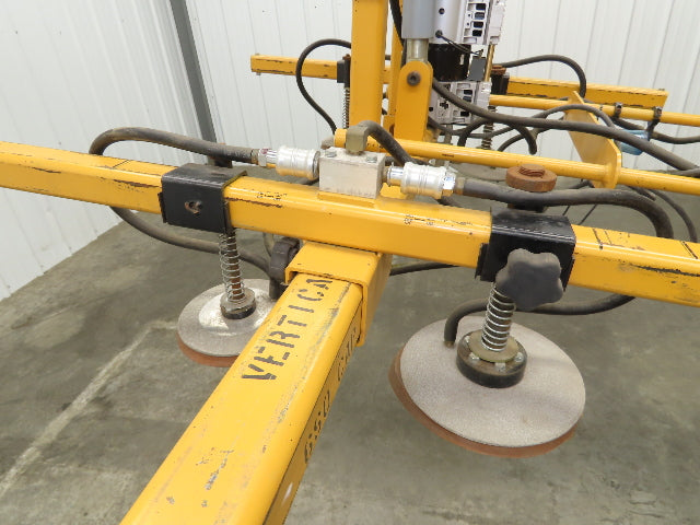 Caldwell Model U QUAD Vacuum Lifter Upender 4x8' Material Handling 120V 440lbs