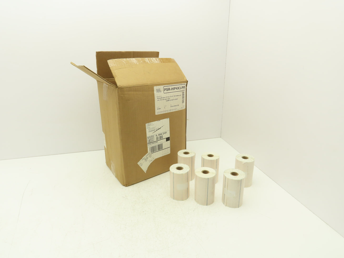 Print Save Repeat PSR-HIP4X3 Direct Thermal 4x3" Barcode Labels 36 Roll 12600ct