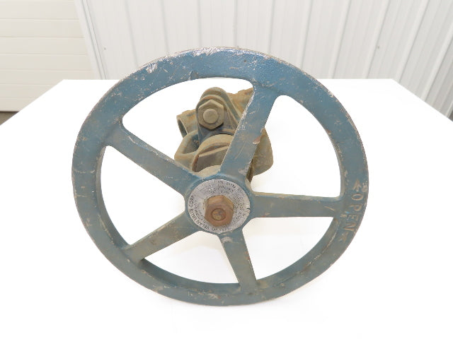 Velan No 376 F11 Globe Valve Y-Pattern 2" Socket Weld 1500psi Rising Stem