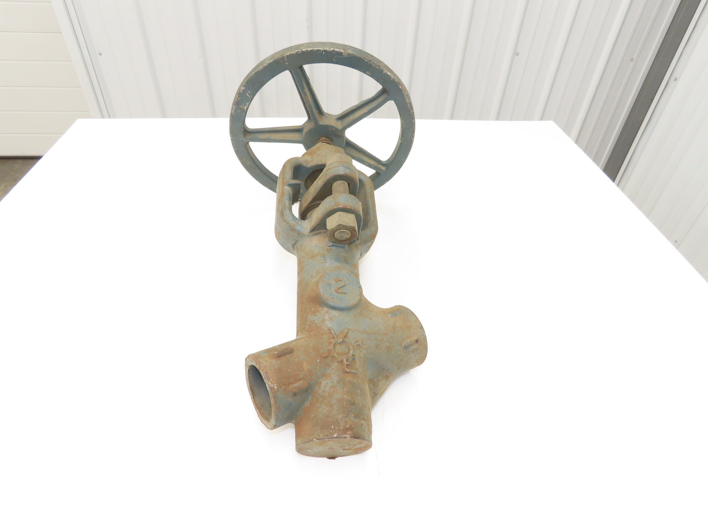 Velan No 376 F11 Globe Valve Y-Pattern 2" Socket Weld 1500psi Rising Stem