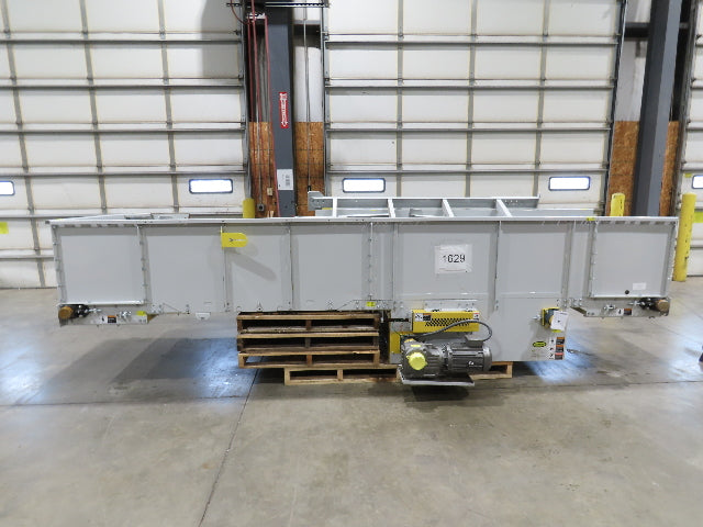 Hytrol BPC 43"x 15' Slider Bed Conveyor 41"Belt 3Hp 3PH Center Drive 120fpm 98"H