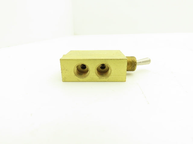 Clippard MJTV-4 Pneumatic Air Valve 4-Way 300psig Brass 1/8" NPT Lot of 3