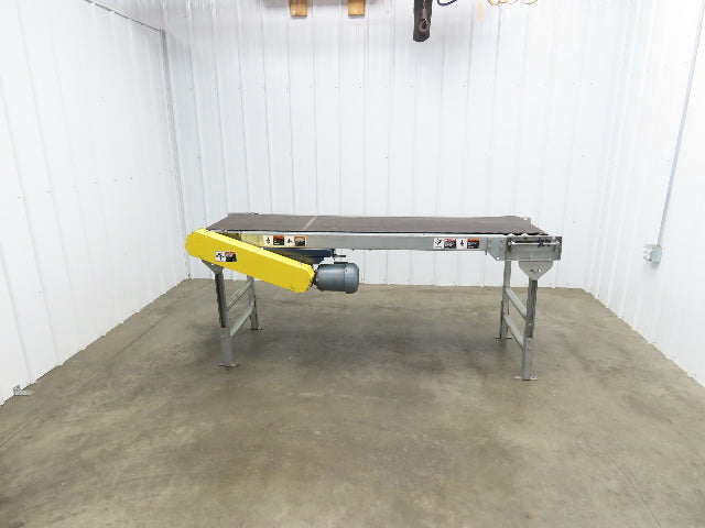 25"W x 7' Slider Bed Conveyor 20"Belt 1/2Hp 230/460V 3PH End Drive 64fpm