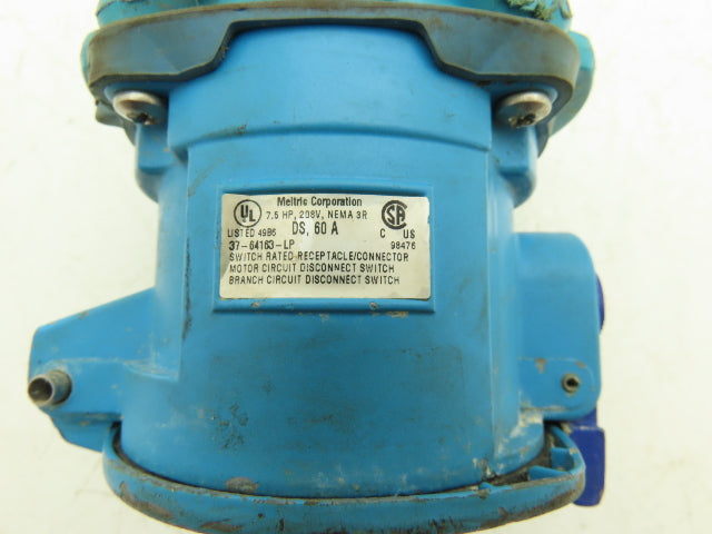 Meltric Corporation 37-64163-LP Switch Rated Receptacle Connector
