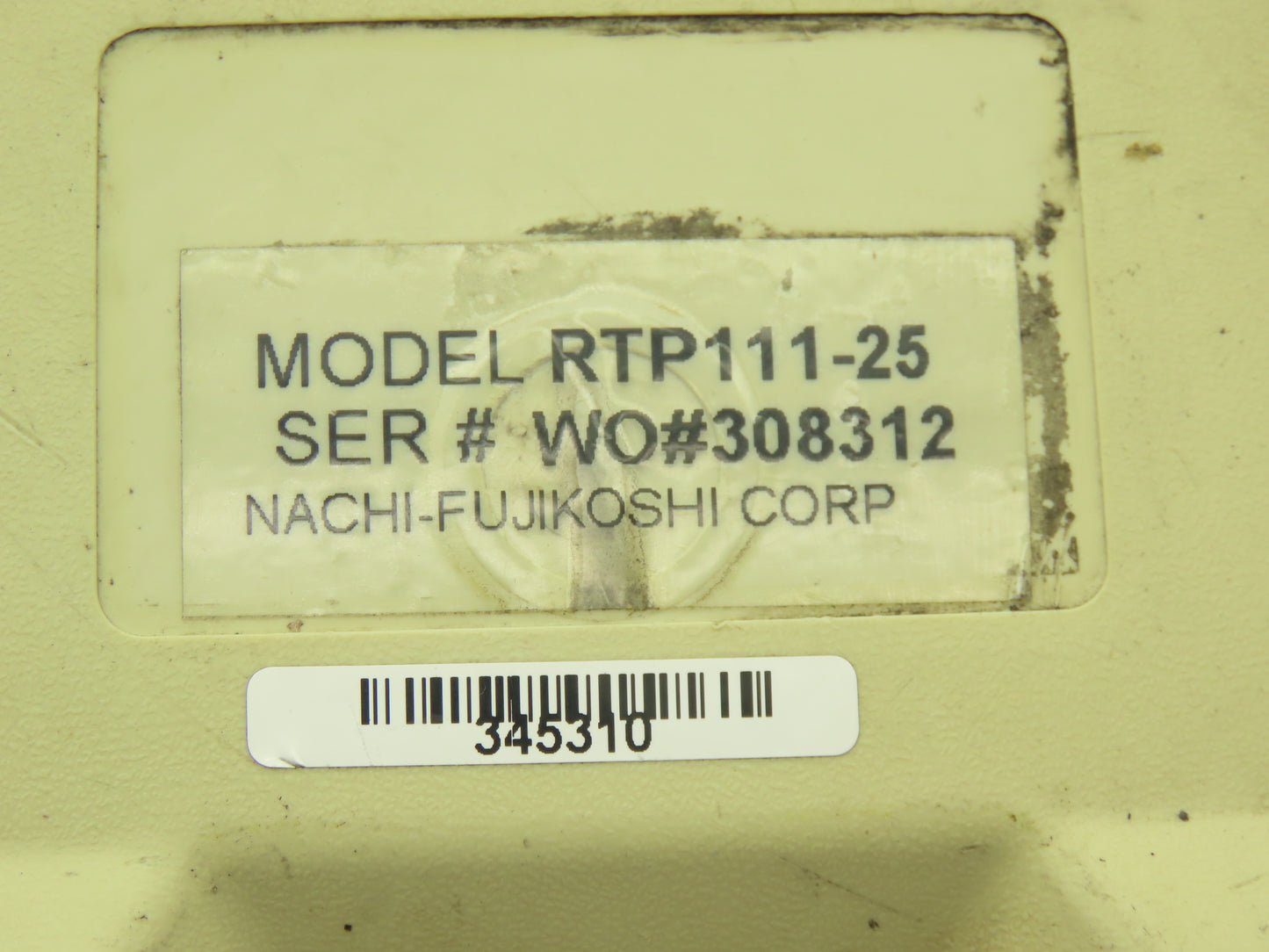 Nachi Fujikoshi RTP111-25 Robot Teach Pendant With Cut Cord