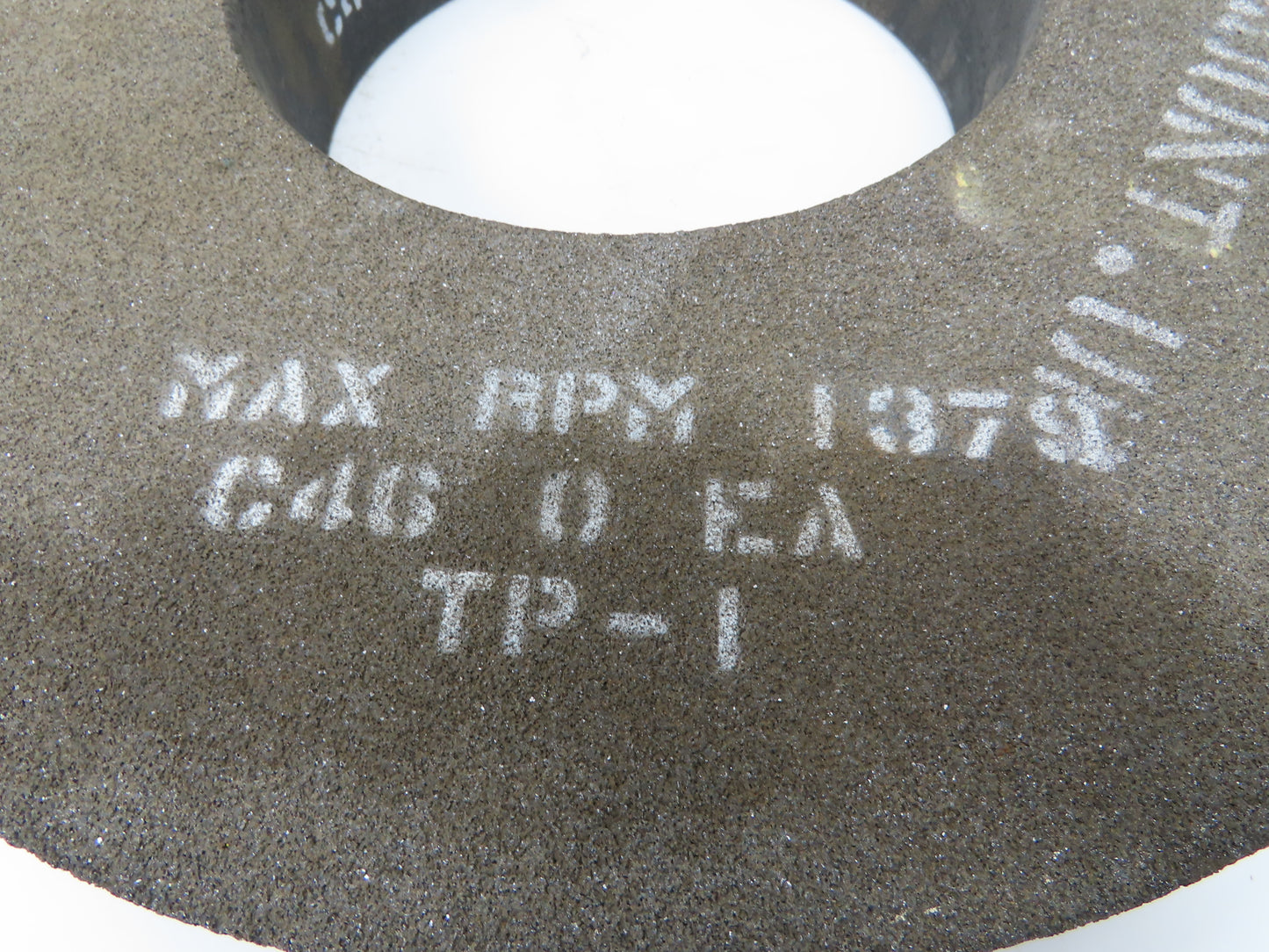 Carborundum TP-1 Grinding Wheel 18" OD 2.5" Width 8" Arbor